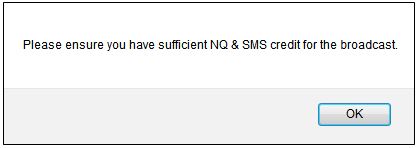 Ensure enough credit